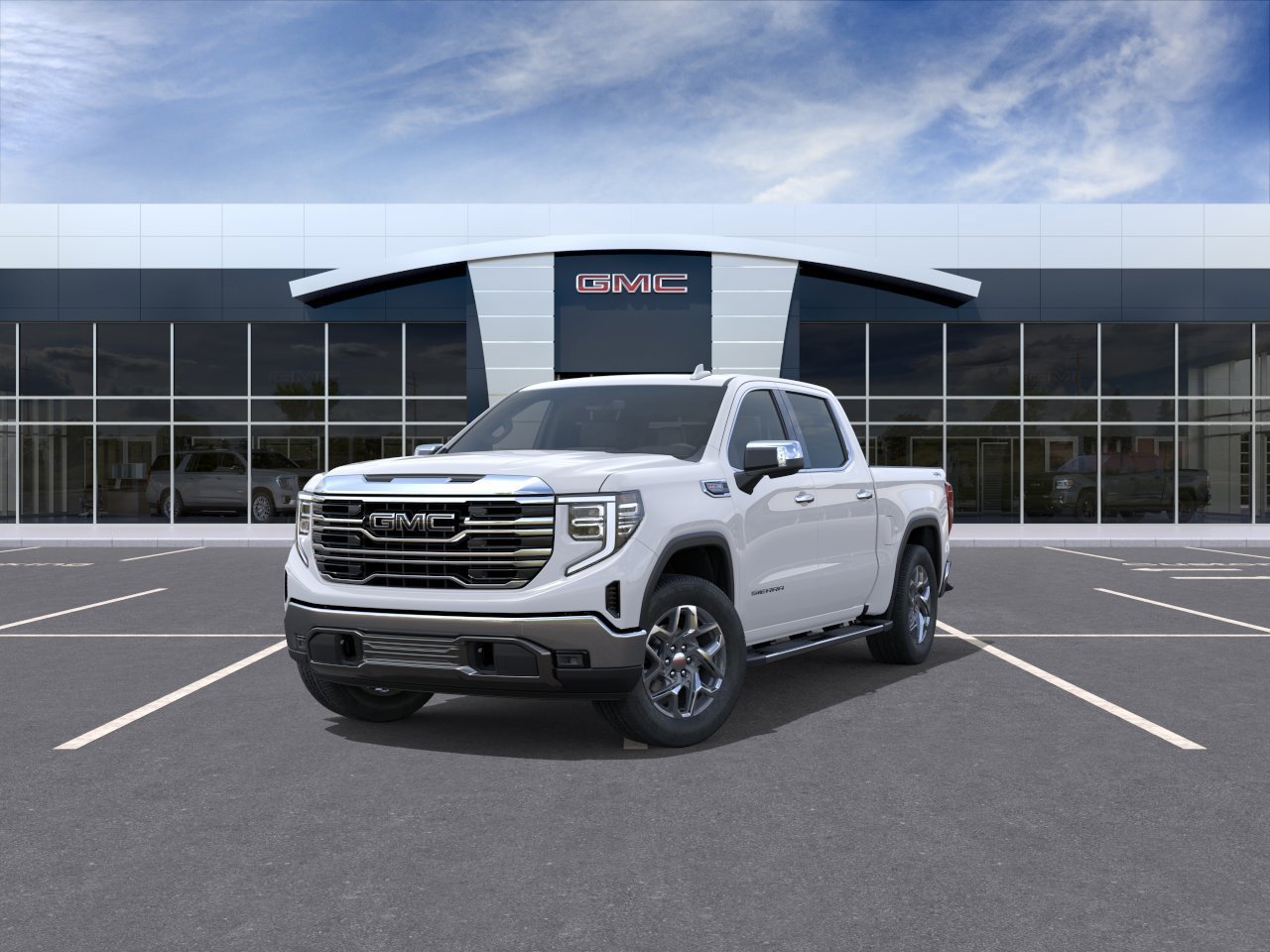 New 2026 Summit White GMC SLT image 8