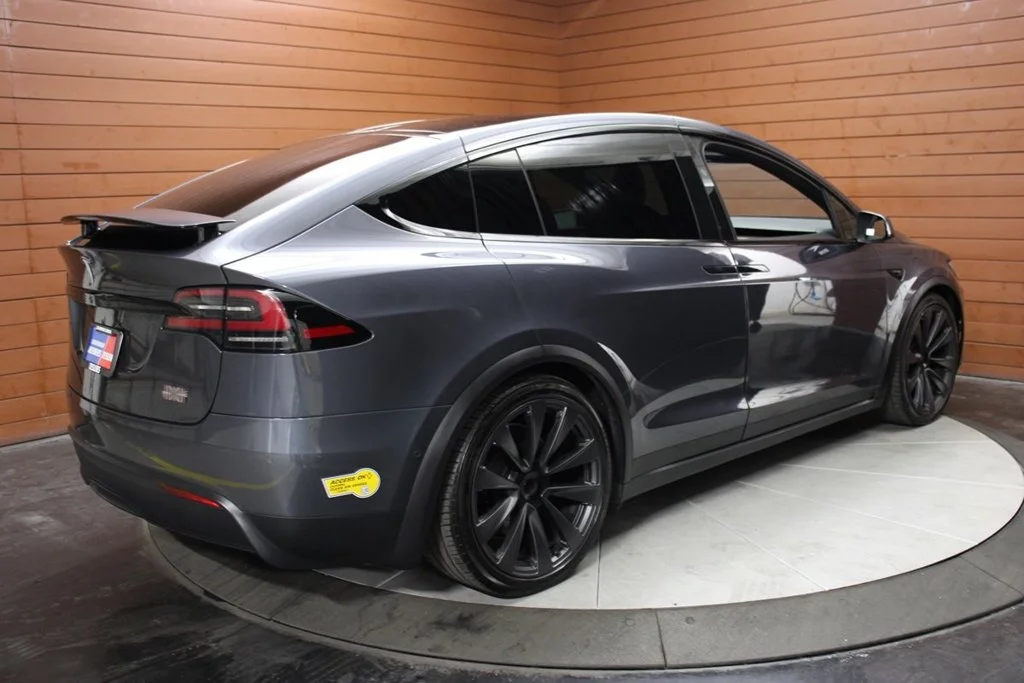 Used 2022 Solid Black Tesla Plaid image 52