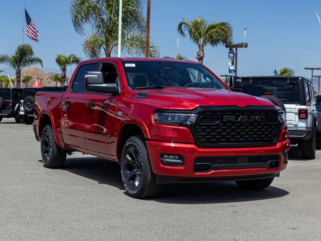 New 2026 Molten Red Pearl-Coat Exterior Paint RAM Big Horn Night Edition image 1