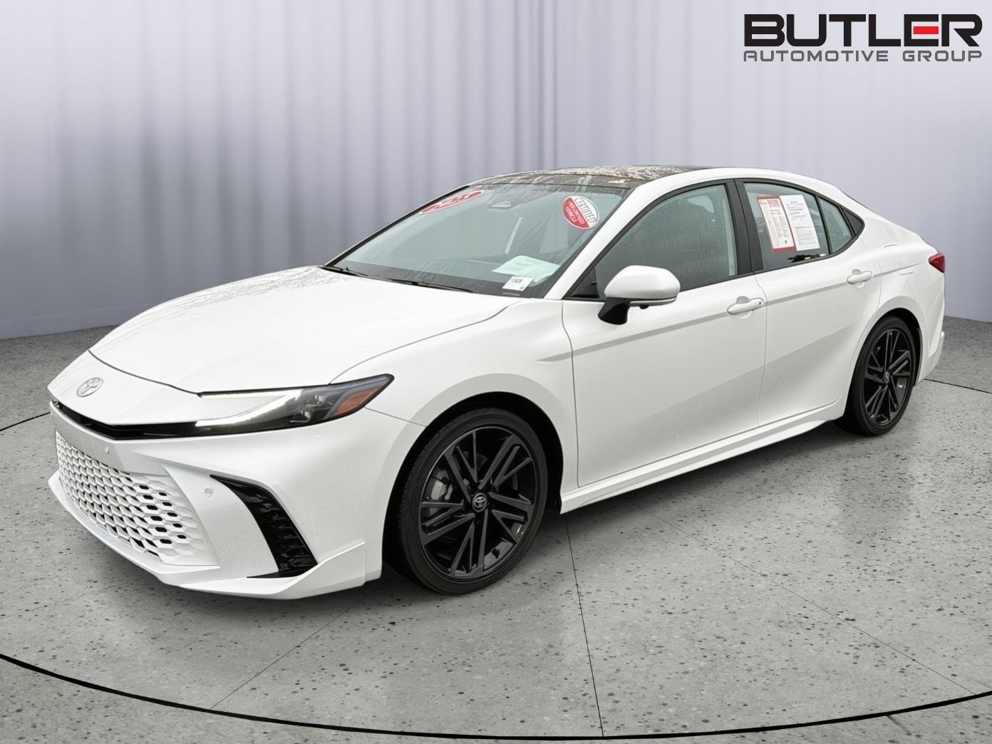 Used 2025 Midnight Black Metallic Toyota XSE image 2