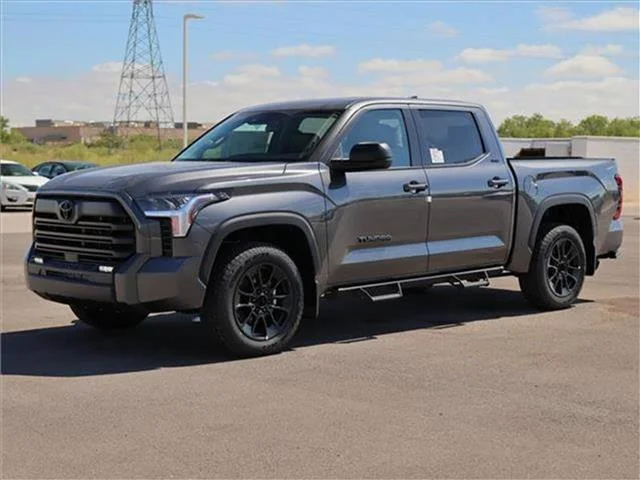 New 2024 Magnetic Gray Metallic Toyota SR5 (A10) 4x2 CrewMax 5.5 ft. box 145.7 in. WB image 3
