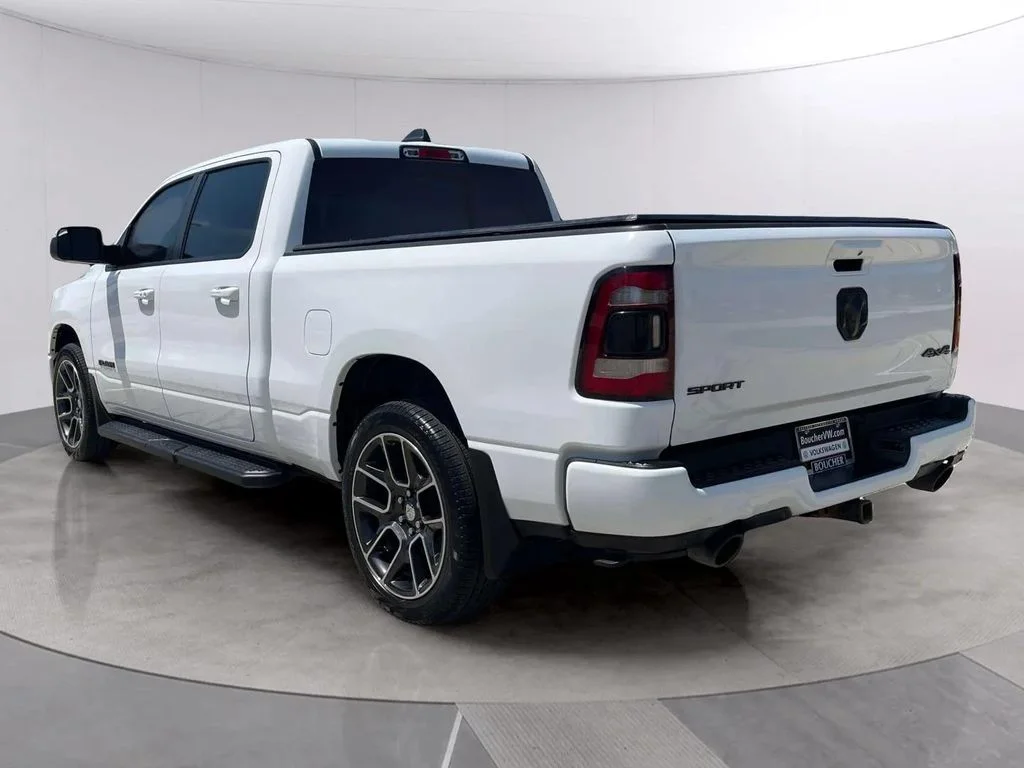Used 2021 Bright White Clearcoat Ram Sport image 3