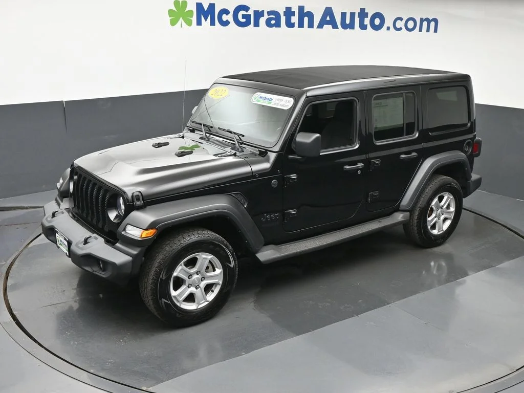 Used 2022 Black Jeep Unlimited Sport S image 22