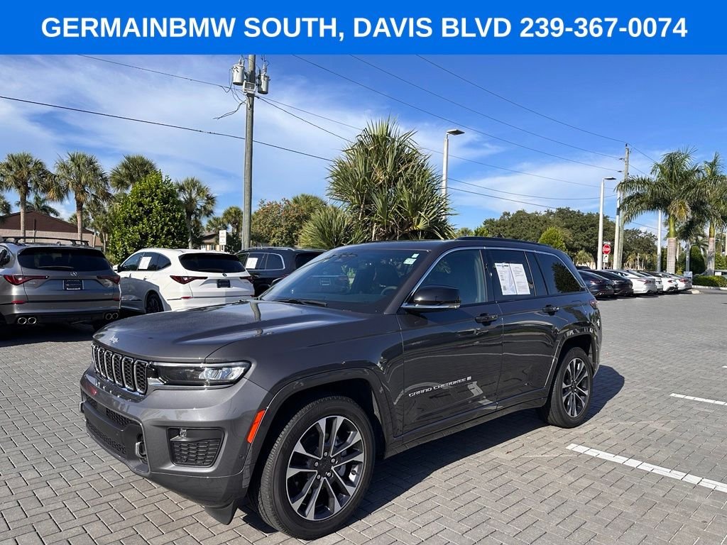 Used 2021 Bright White Clearcoat Jeep Overland image 5