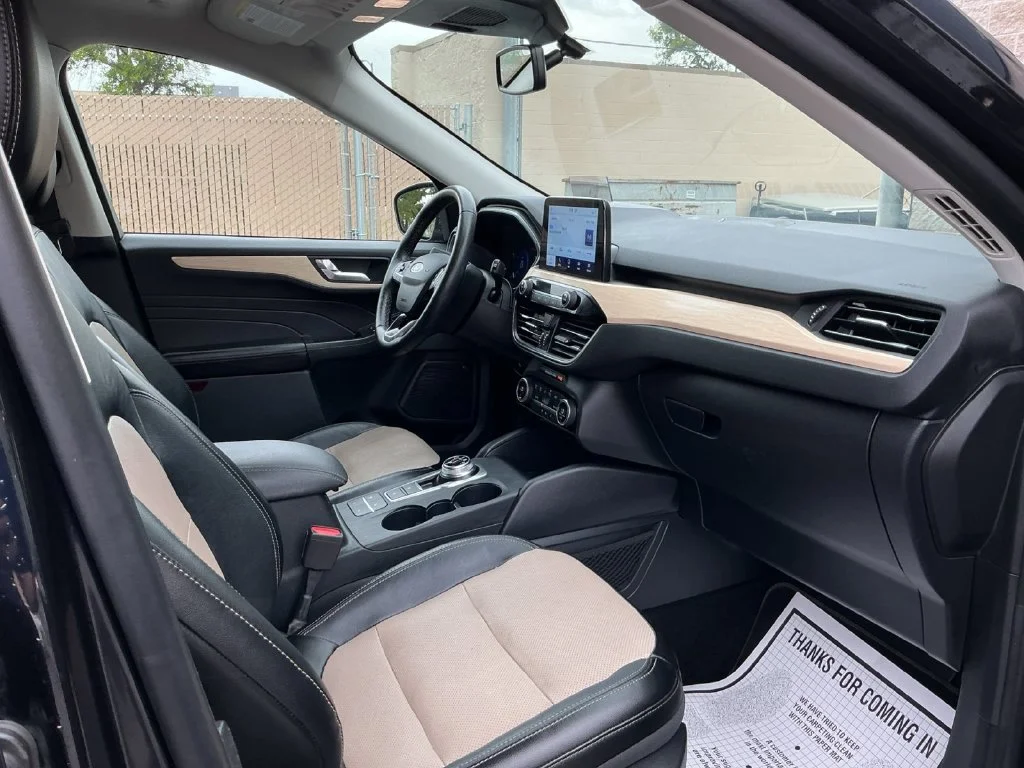 Used 2021 Blue Ford Titanium image 26