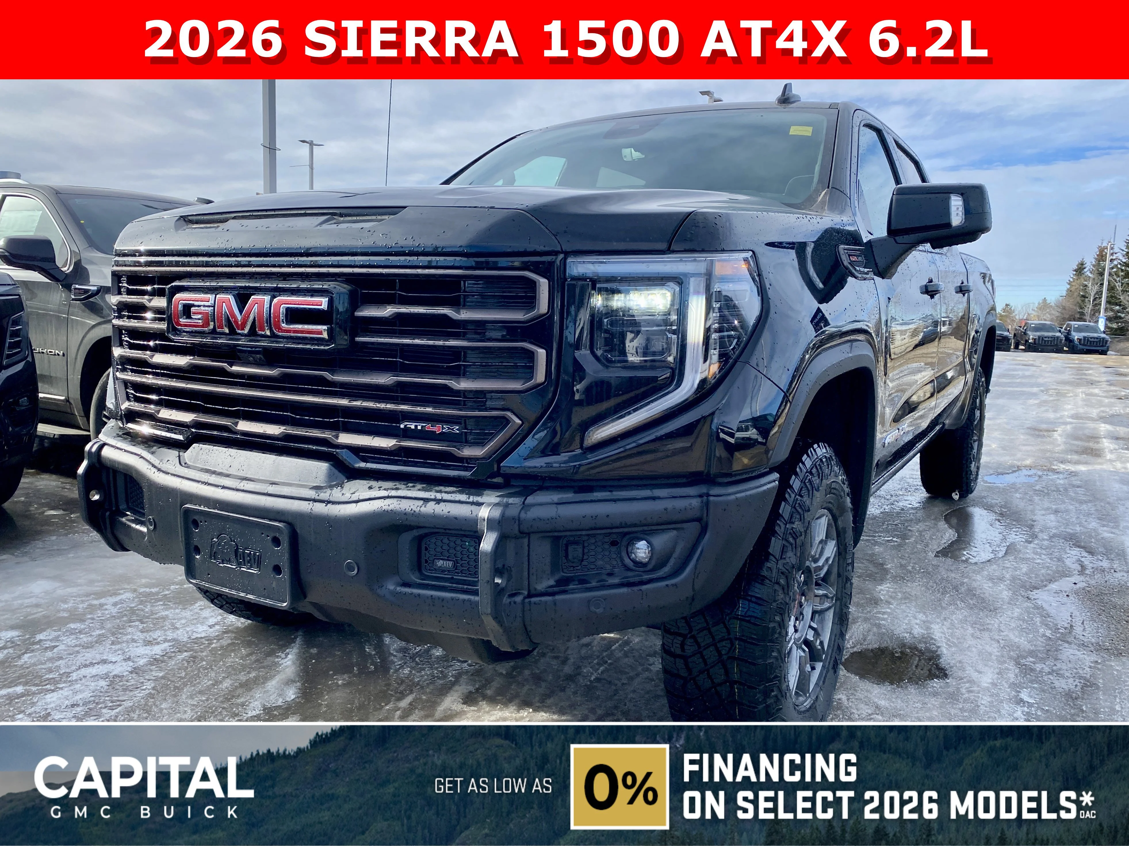 New 2026 ONYX BLACK GMC AT4X image 1