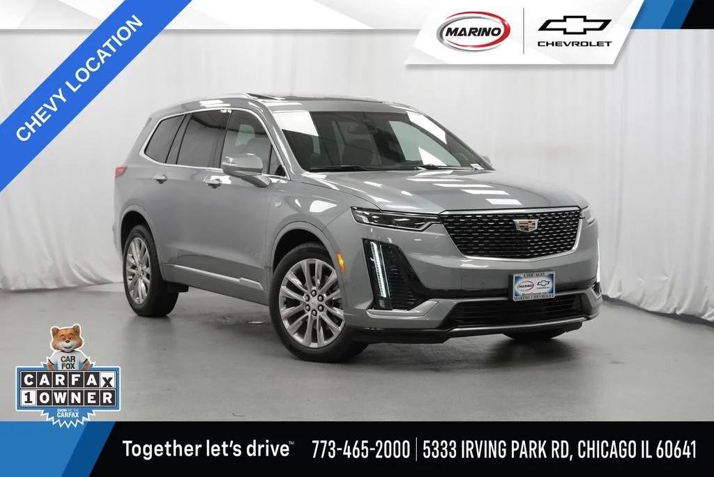 Used 2023 Argent Silver Metallic Cadillac Premium Luxury image 1