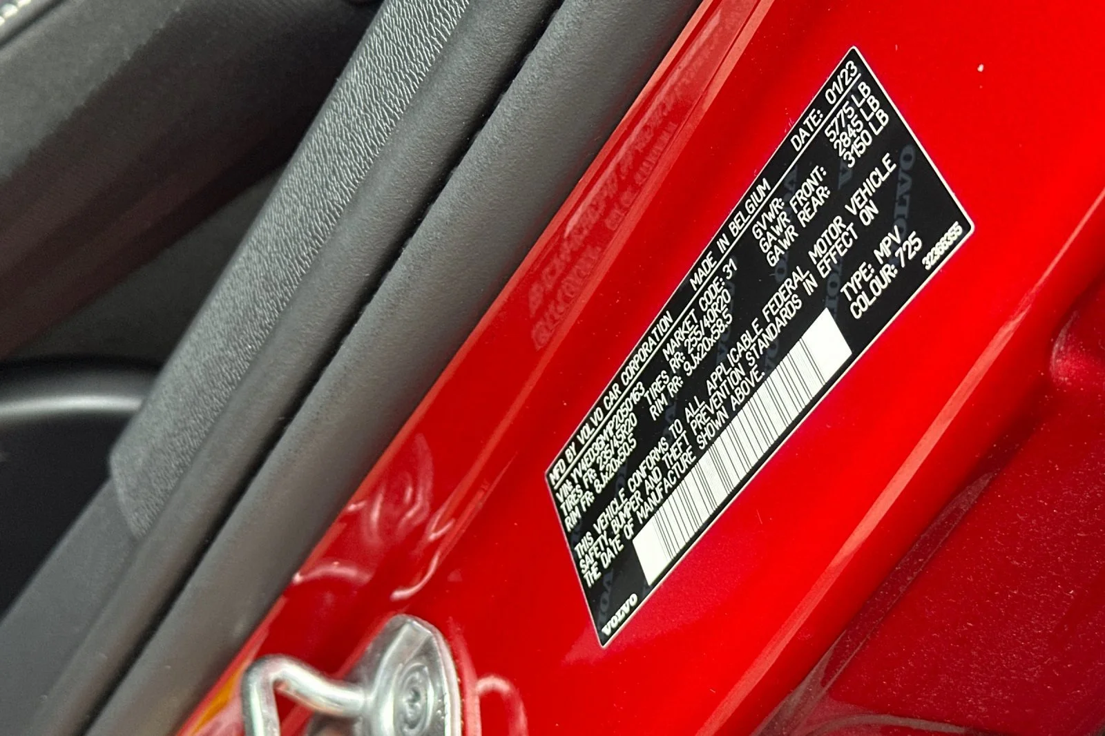 Certified Used 2023 Fusion Red Metallic Volvo Ultimate image 29