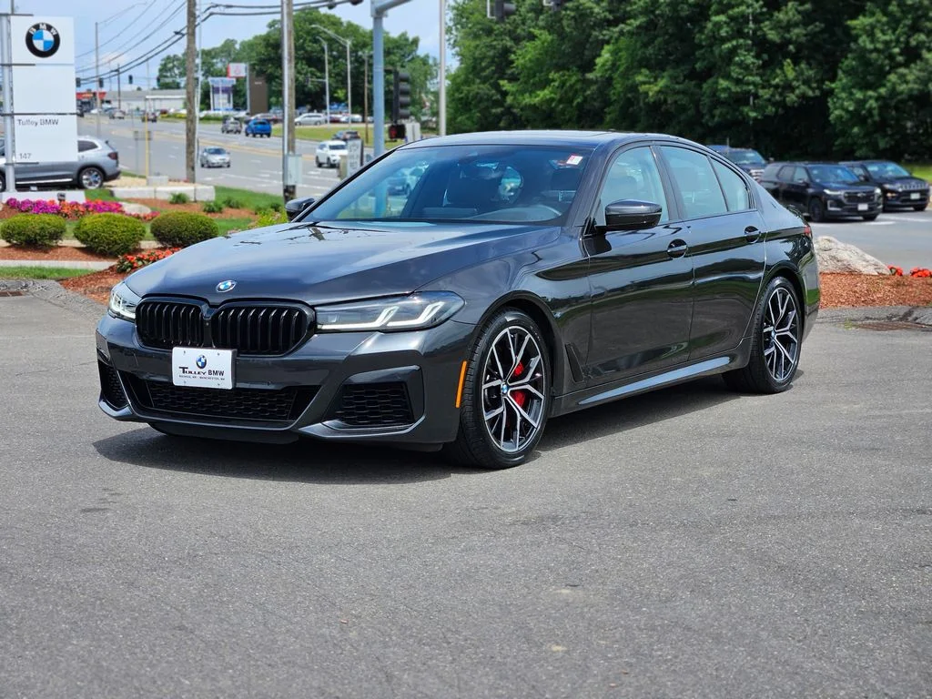 Certified Used 2023 Dark Graphite Metallic BMW M550i xDrive image 3