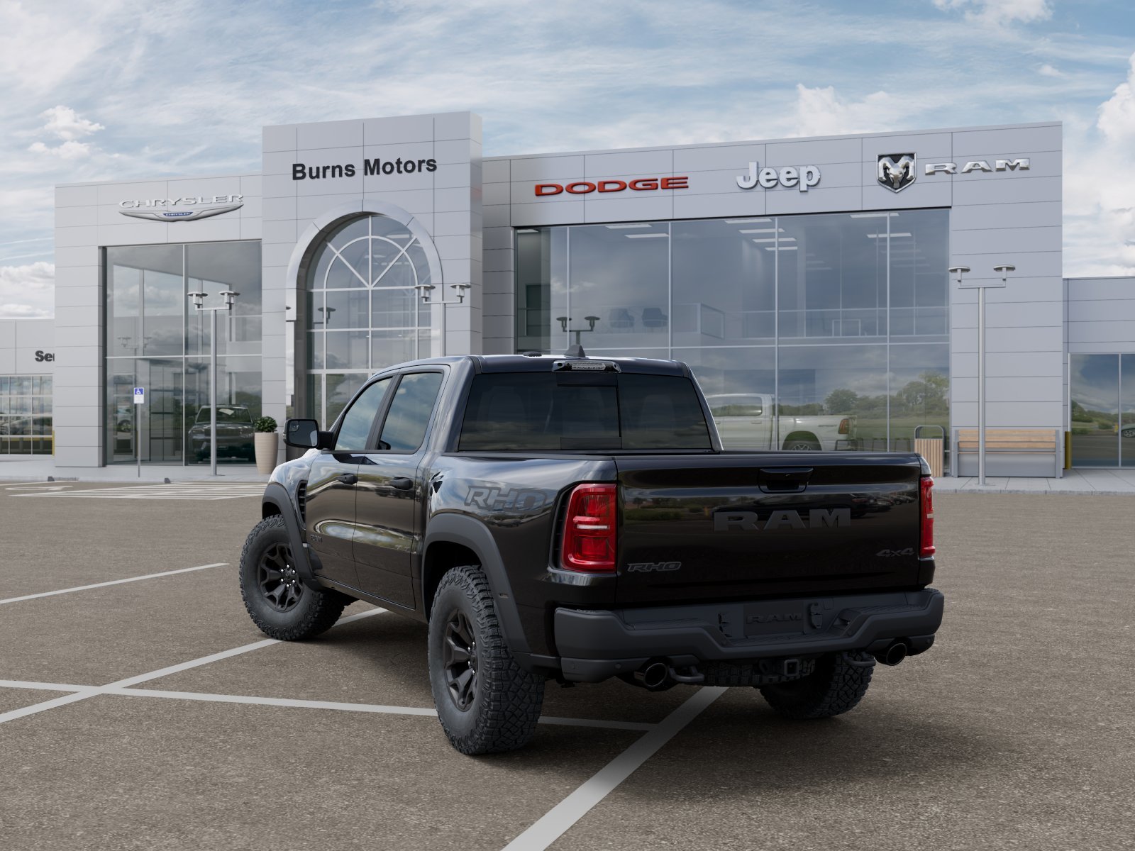 New 2026 Diamond Black Crystal Pearl-Coat Exterior Paint RAM RHO image 29