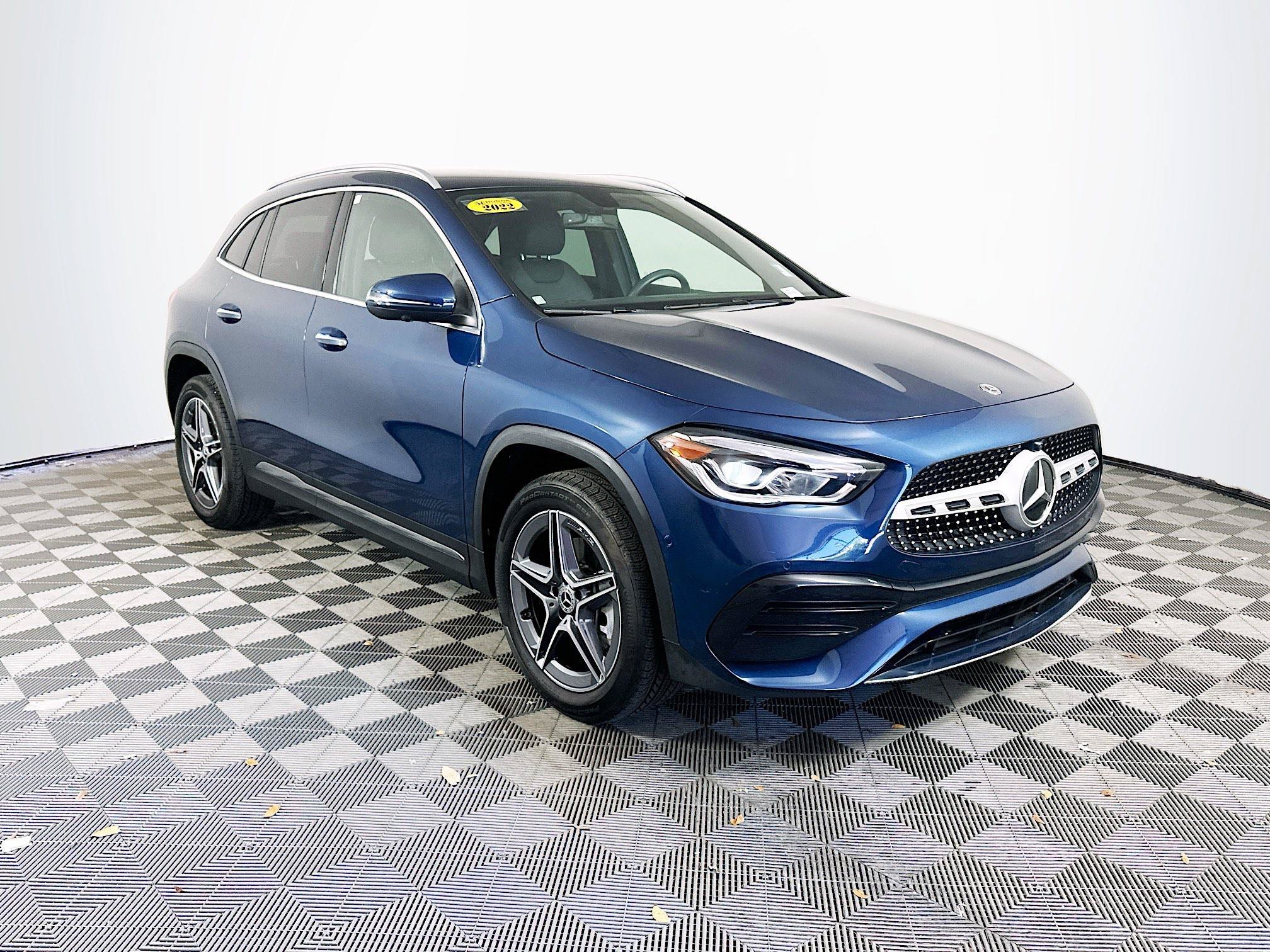 Used 2022 Denim Blue Metallic Mercedes-Benz GLA 250 image 1