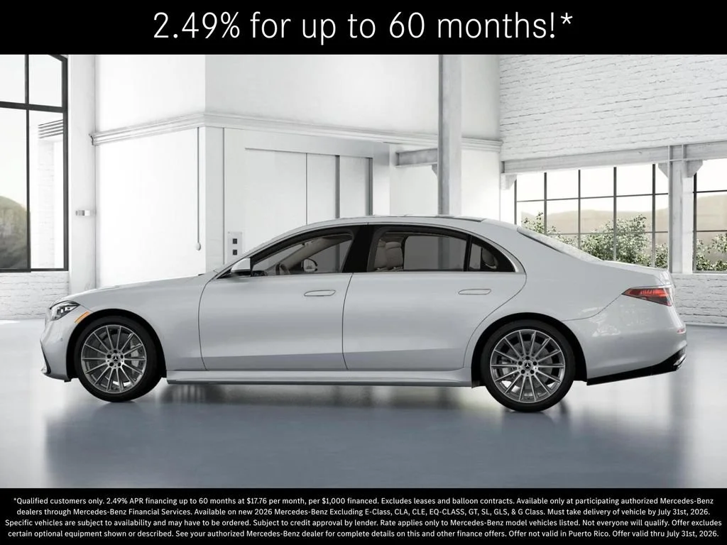 New 2026 MANUFAKTUR Moonlight White Metallic Mercedes-Benz S 500 image 75