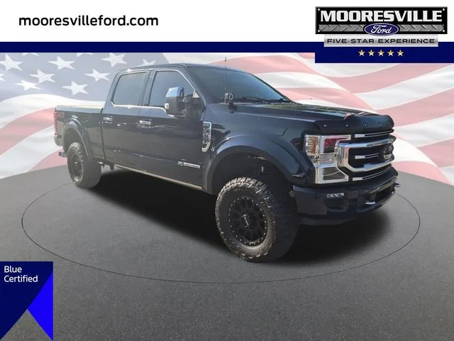 Used 2022 Blue Ford Platinum image 1