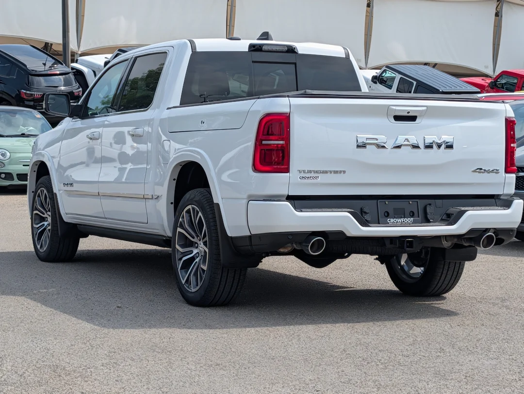 New 2026 White RAM Tungsten - - 3.0L Hurricane HO T-Turbo - Prem Lthr Bucket Seats - E-Locker Axle & More! image 6