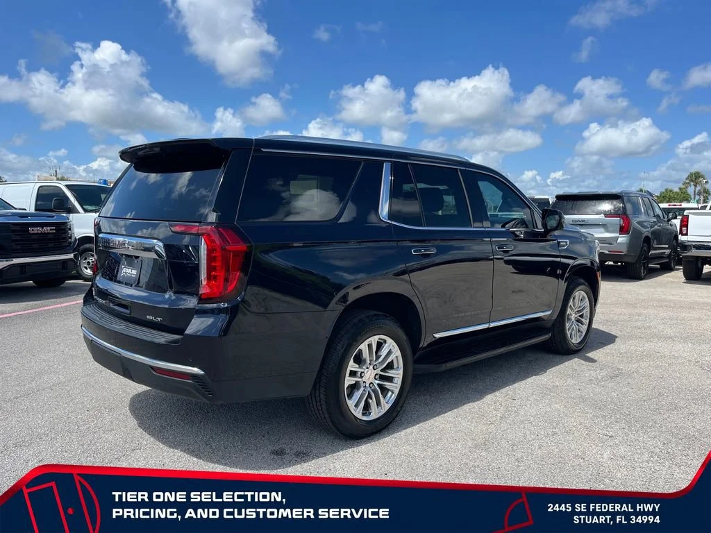 Used 2021 MIDNIGHT BLUE METALLIC GMC SLT image 7