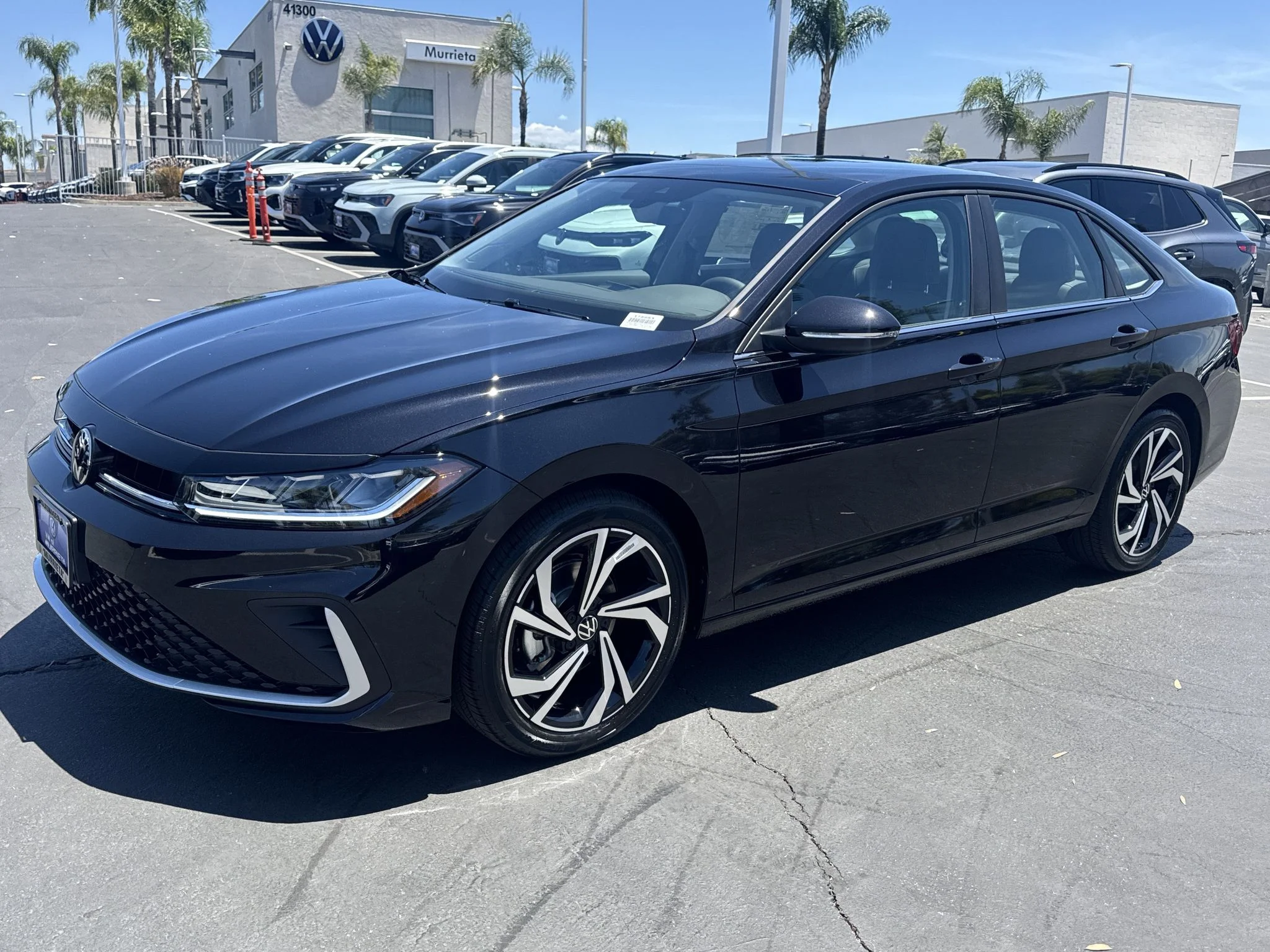 New 2026 Deep Black Pearl Volkswagen SEL image 3