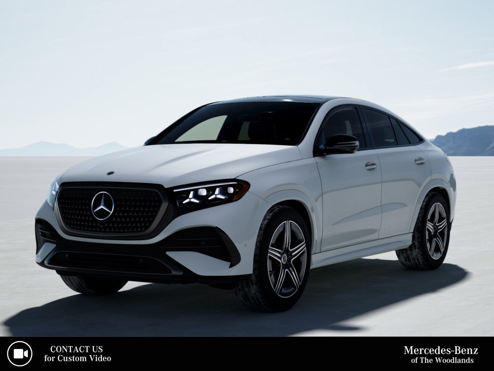 New 2027 MANUFAKTUR Moonlight White Metallic Mercedes-Benz GLE 450 Coupe image 1
