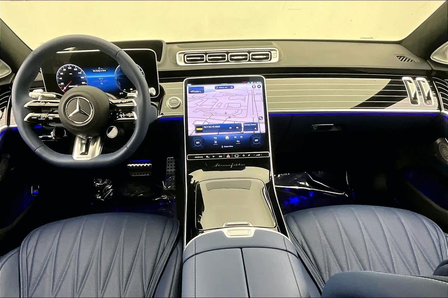 New 2026 MANUFAKTUR Signature Mystic Blue Metallic Mercedes-Benz AMG® S 63 E 4MATIC Sedan image 10