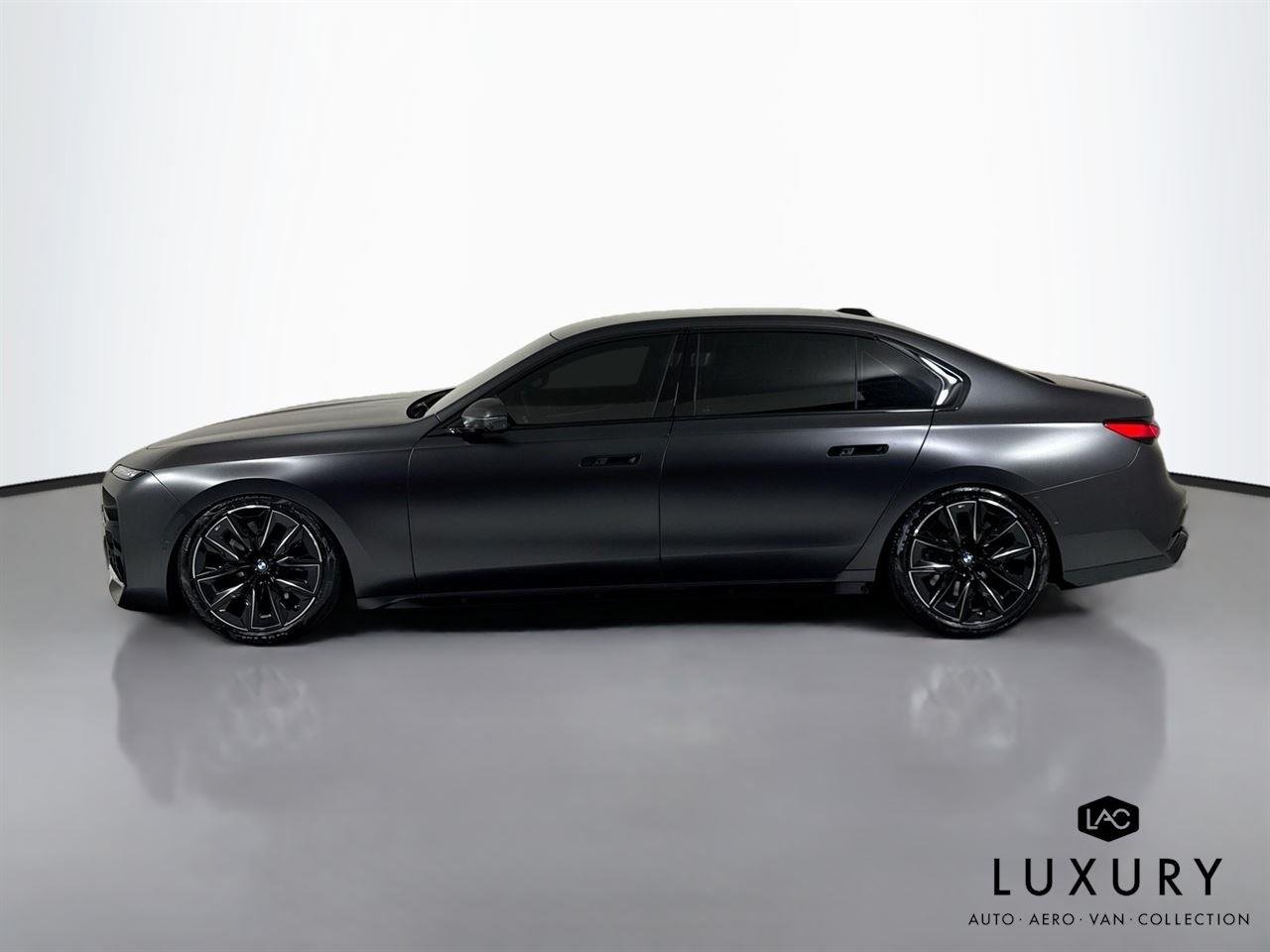 Used 2025 Frozen Deep Grey BMW 760i xDrive | Rear TV | Frozen Paint | B&W Sound System image 9