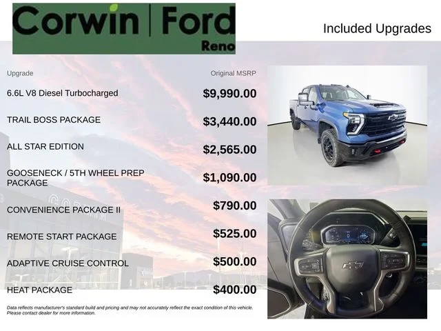 Certified Used 2025 Lakeshore Blue Metallic Chevrolet LT image 3