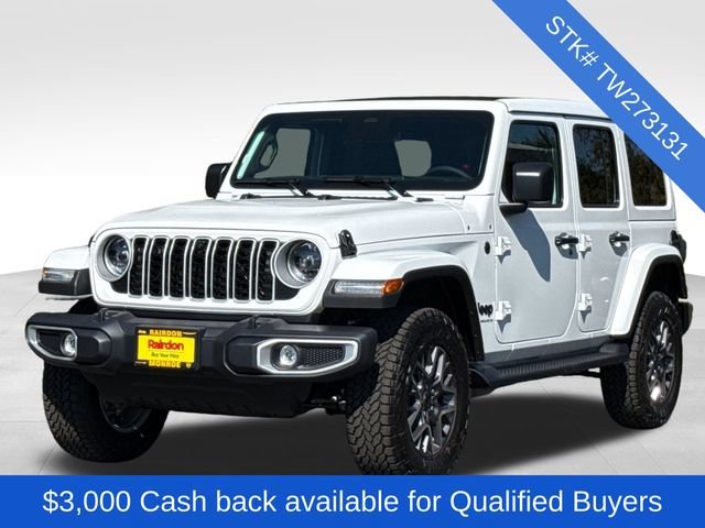 New 2026 Bright White Clear-Coat Exterior Paint Jeep Sahara image 2