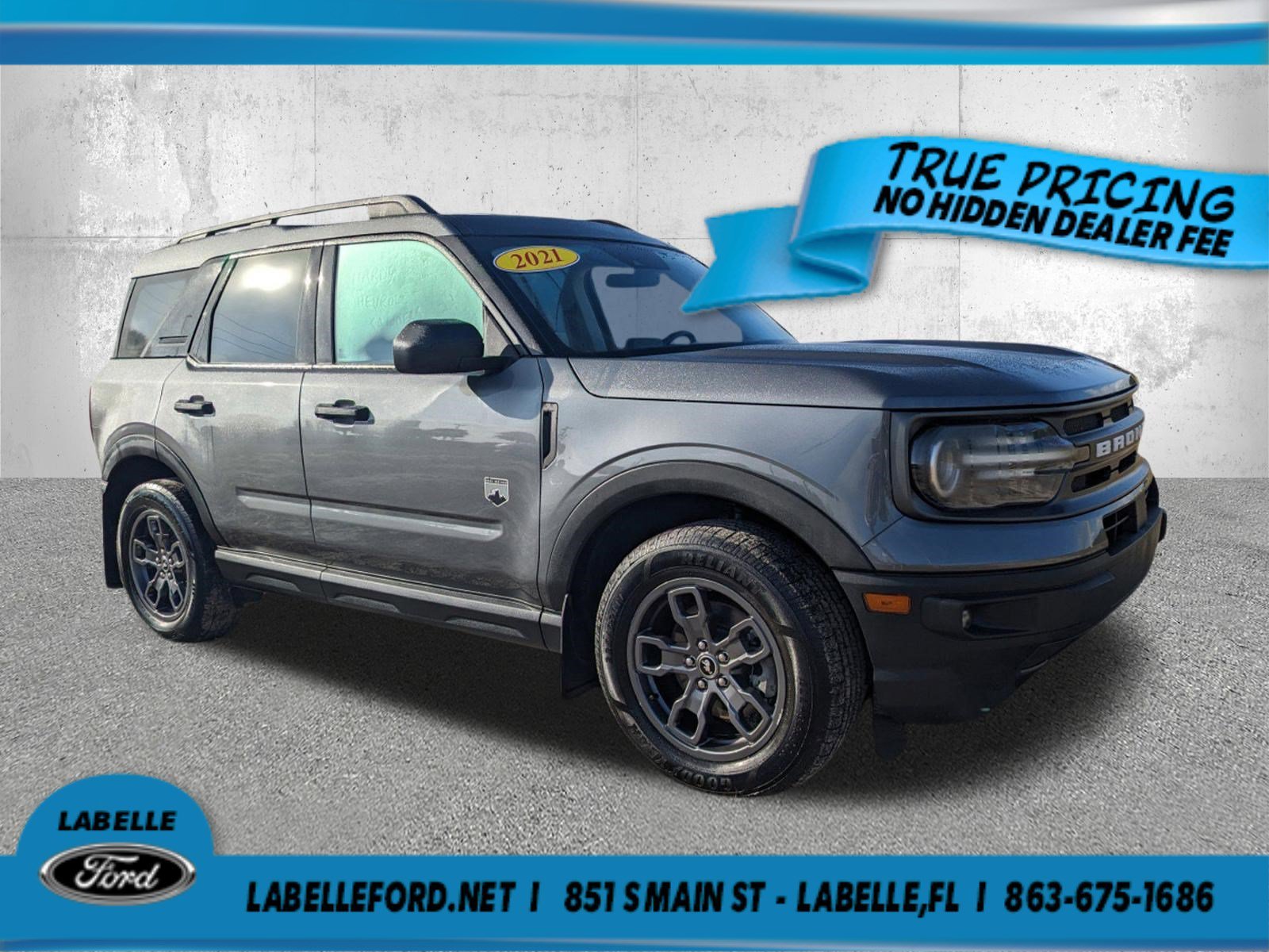 Used 2021 Carbonized Gray Metallic Ford Big Bend image 1