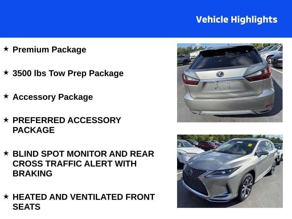 Used 2020 Silver Lexus 350 image 4