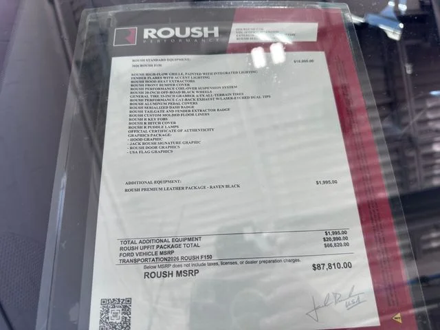 New 2026 Carbonized Gray Metallic Ford ROUSH image 20