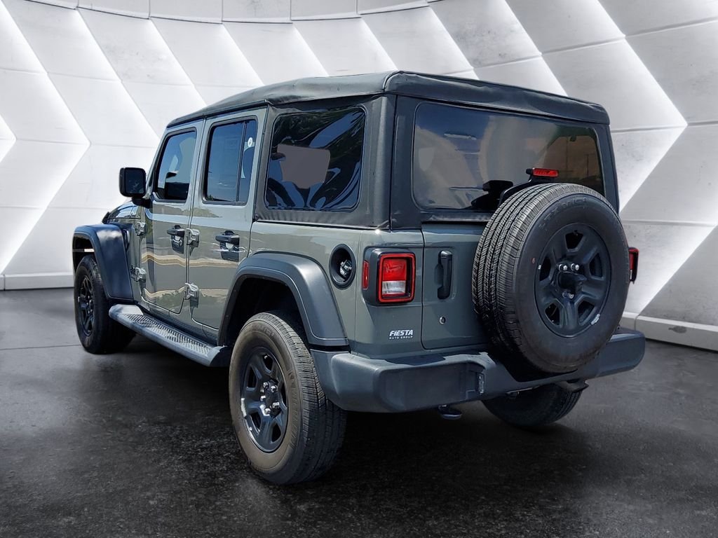 Used 2022 Gray Jeep Unlimited Sport image 6