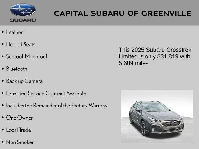Used 2025 Gray Subaru Limited image 4