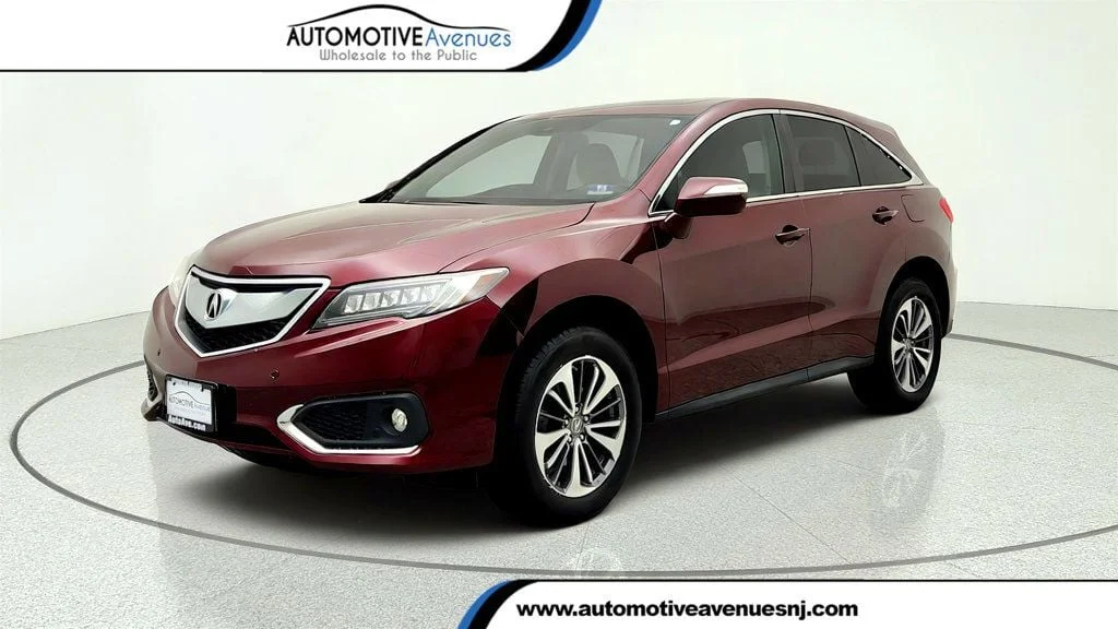 Used 2018 Basque Red Pearl II Acura AWD w/Advance Pkg image 1