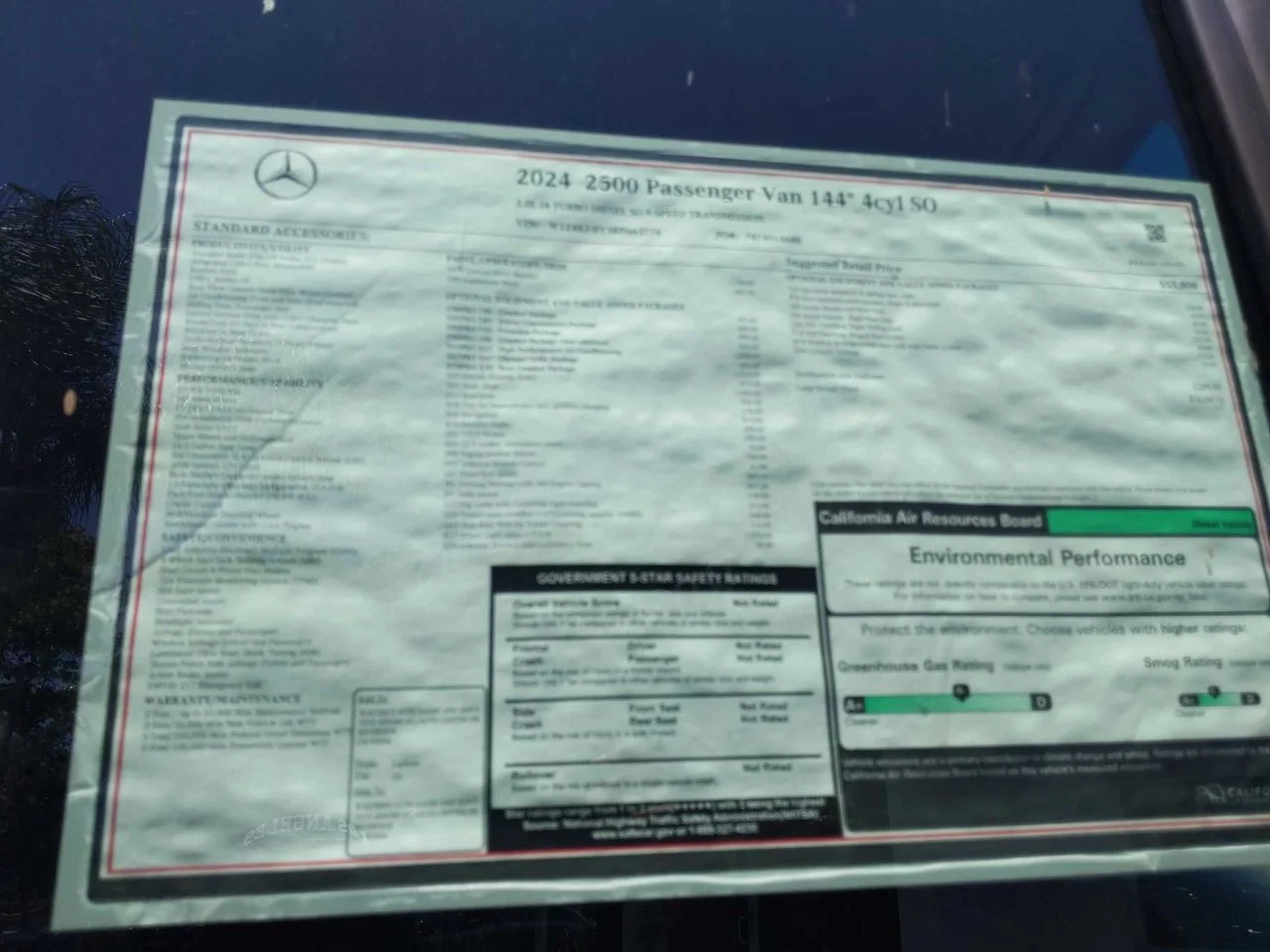 New 2024 iridium silver metallic Mercedes-Benz Passenger 144 WB image 12