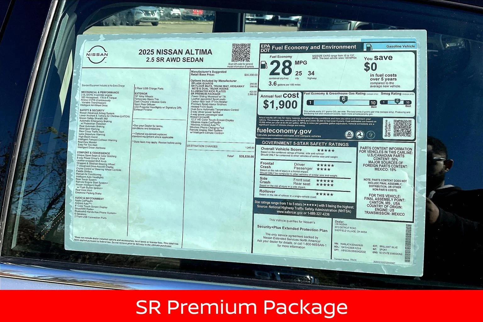 2025 Nissan Altima SR - Photo 17