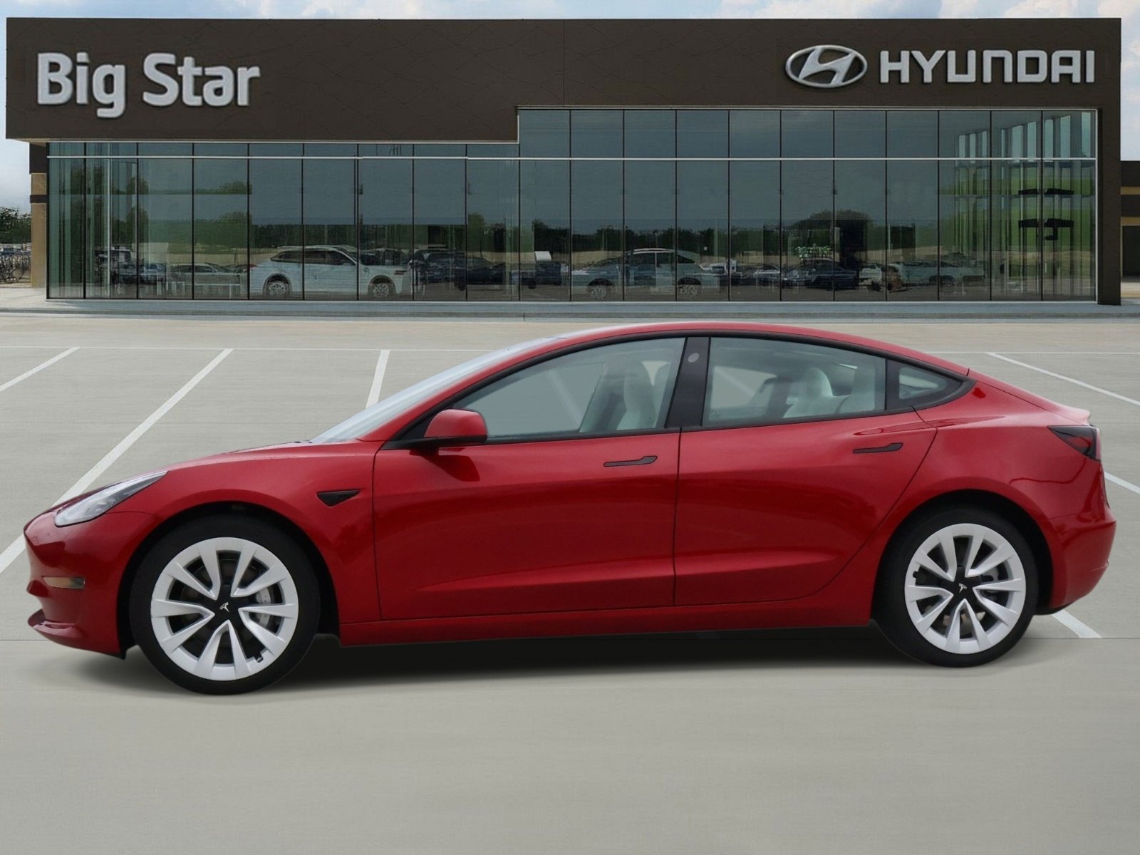 Used 2023 Tesla Model 3 Long Range with VIN 5YJ3E1EB9PF687313 for sale in Friendswood, TX