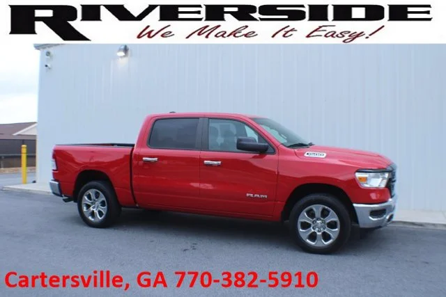 Used 2023 Flame Red Clearcoat Ram Big Horn image 1