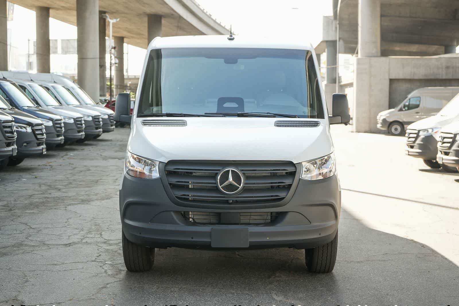 New 2026 Arctic White Mercedes-Benz Cargo 144WB Std Roof RWD 2.0L I4 Diesel Turbo SO image 2