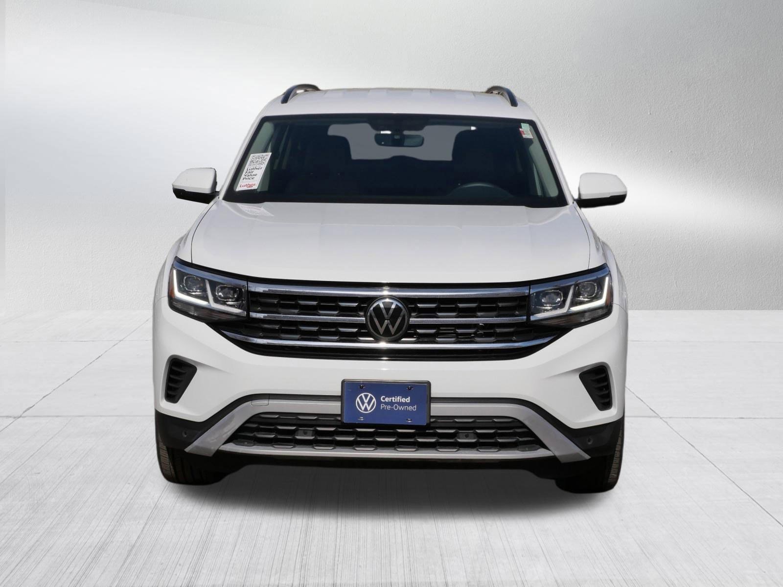 Certified 2023 Volkswagen Atlas SE w/Tech with VIN 1V2HR2CA6PC545779 for sale in Burnsville, Minnesota