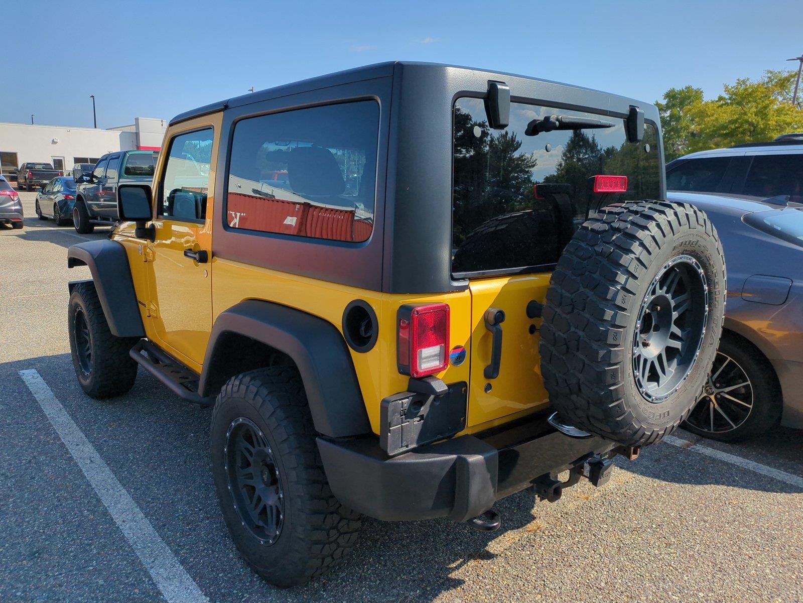 Used 2015 Baja Yellow Clearcoat Jeep Willys Wheeler image 4