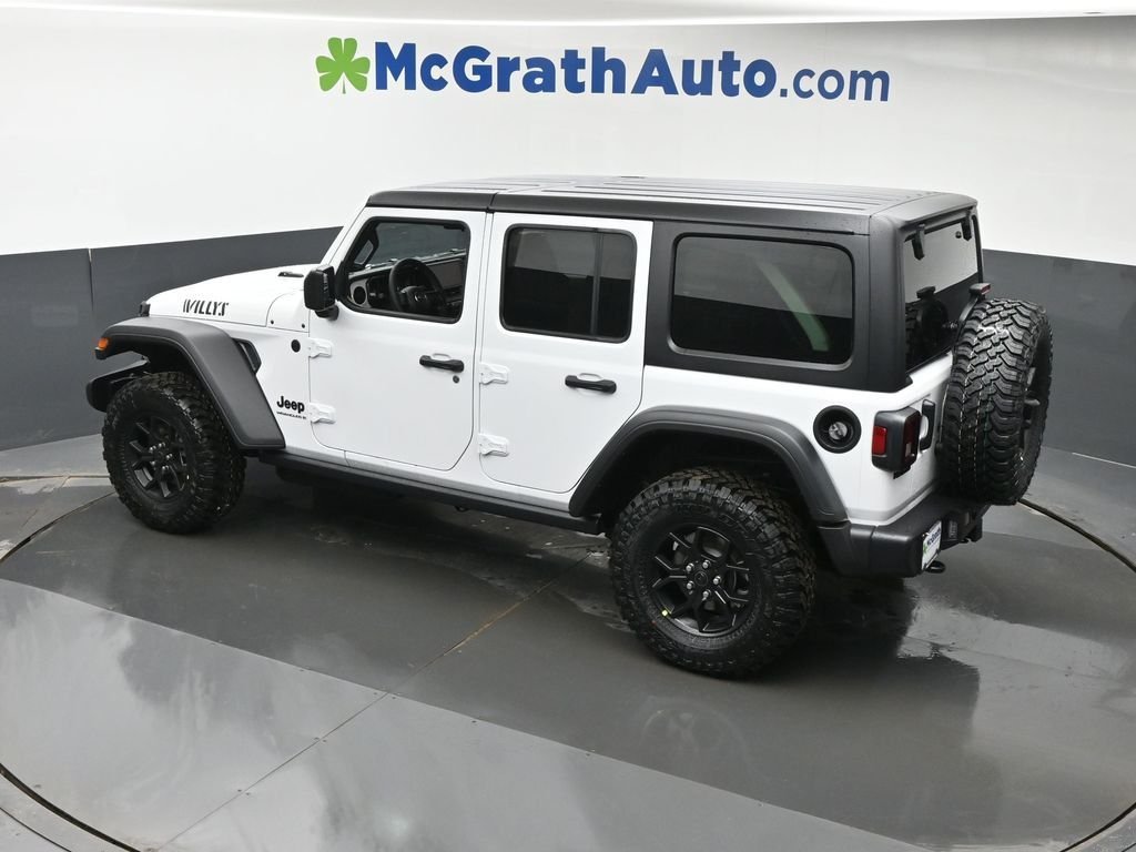 New 2026 Bright White Clear-Coat Exterior Paint Jeep Willys image 22