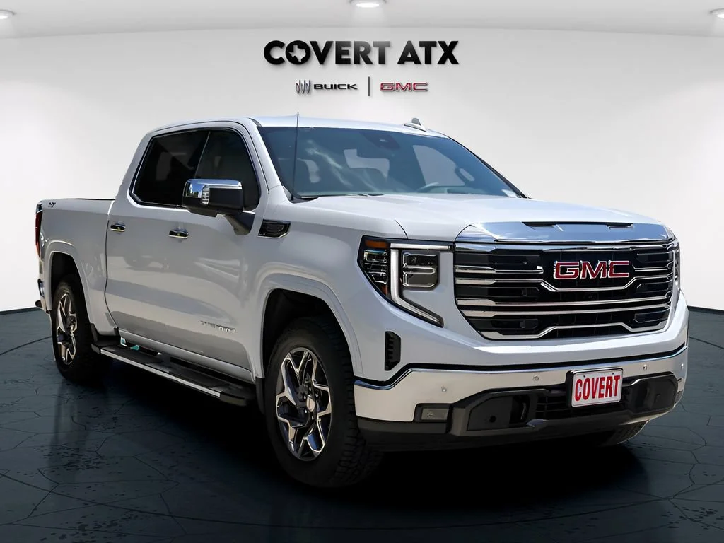 Used 2026 Glacier White Tricoat GMC SLT image 9
