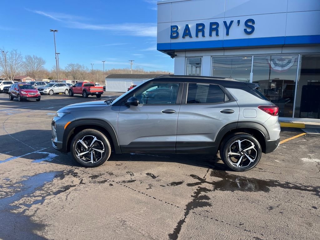 Used 2022 Chevrolet Trailblazer RS with VIN KL79MUSL7NB007787 for sale in West Union, OH