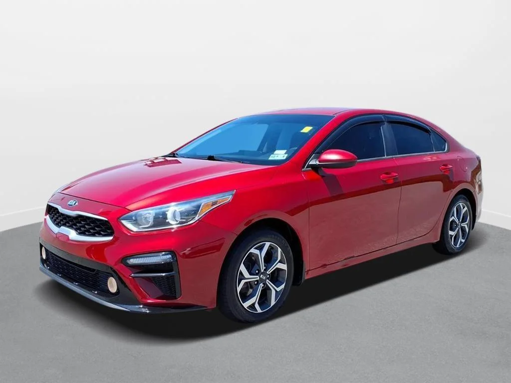 Used 2020 Currant Red Kia LXS image 1
