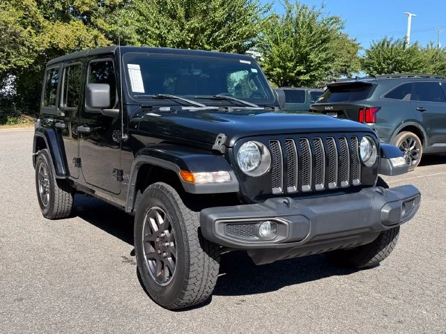 Used 2021 Black Clearcoat Jeep Unlimited Sport image 7