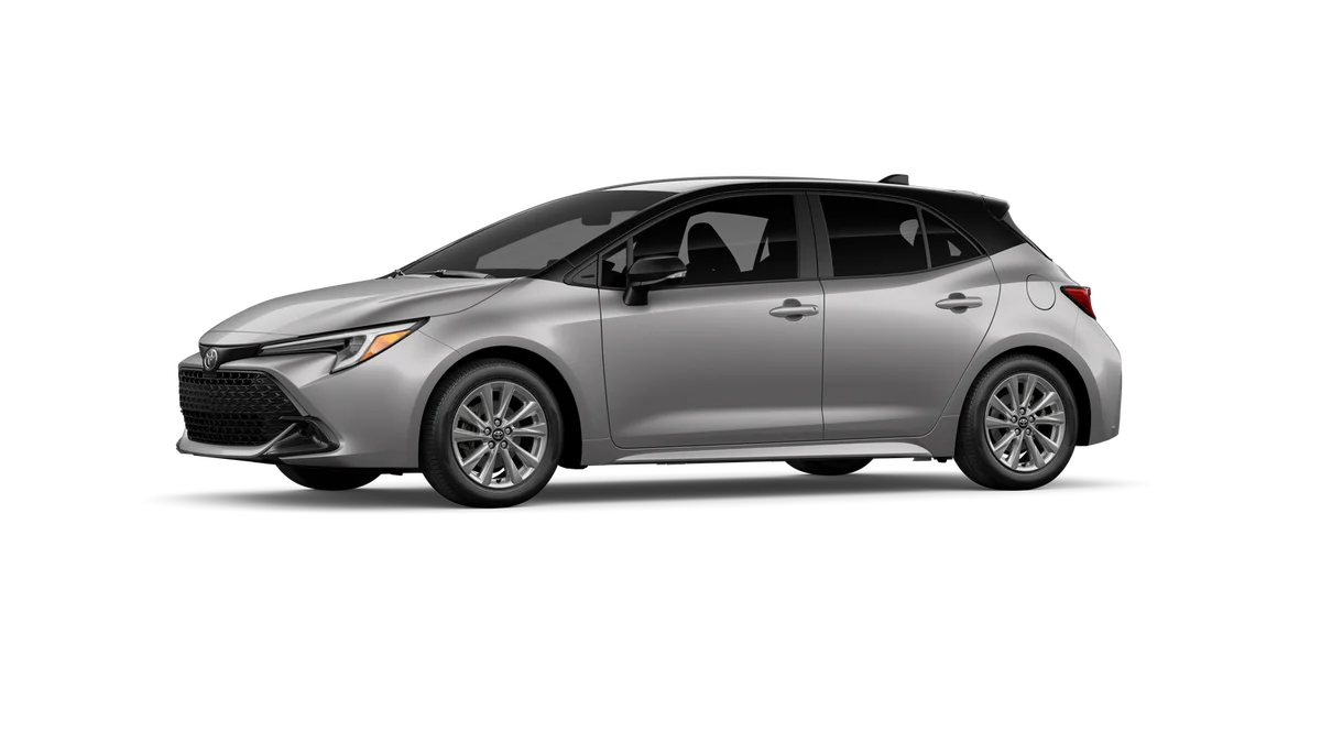 New 2027 Classic Silver Metallic with Black roof Toyota SE image 36