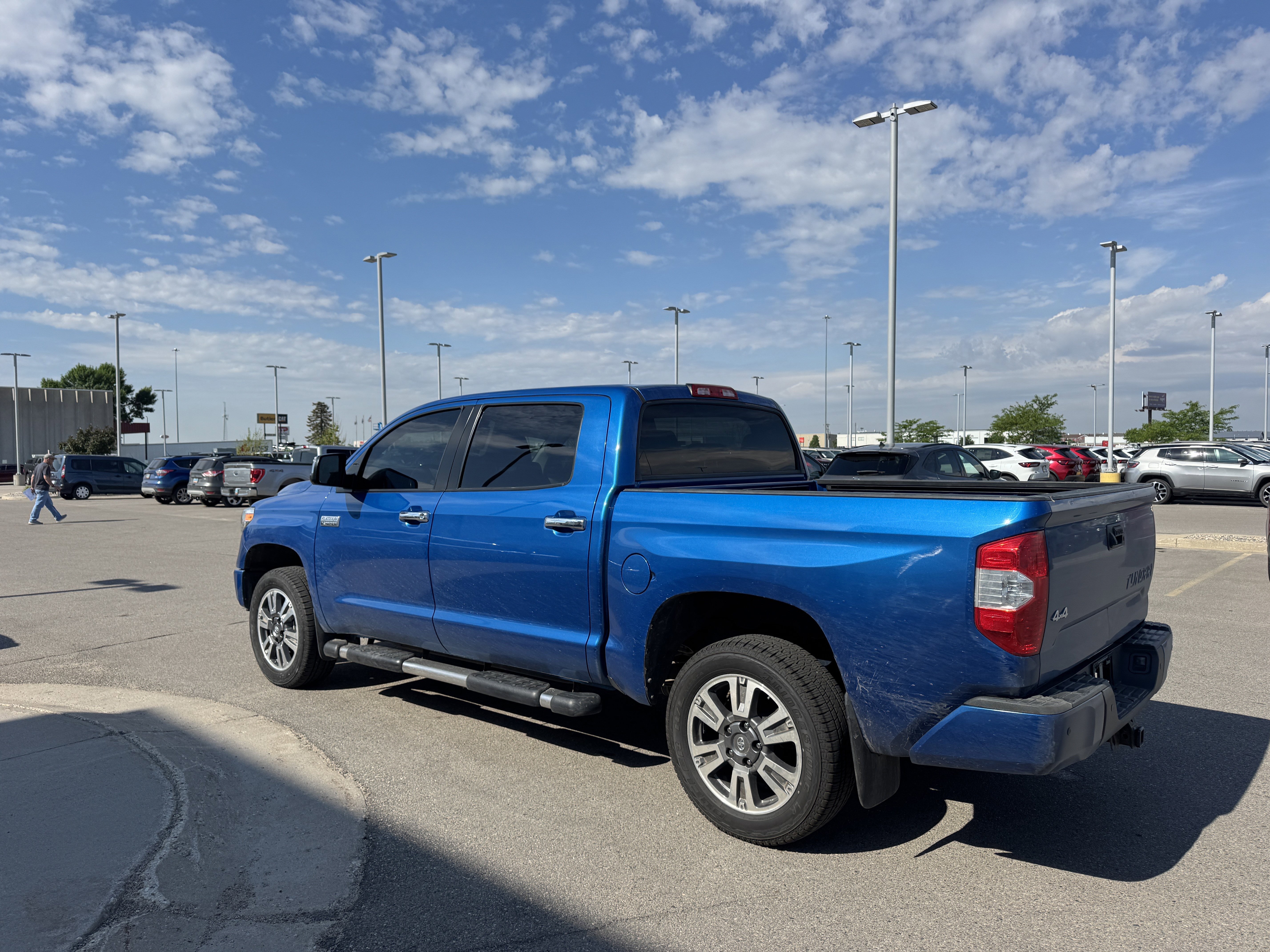 Used 2018 Blazing Blue Pearl Toyota Platinum image 3