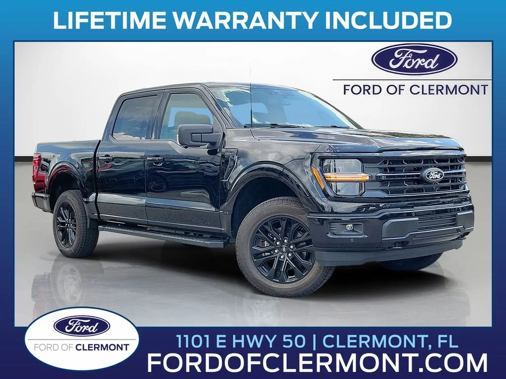 New 2026 Agate Black Metallic Ford XLT image 1