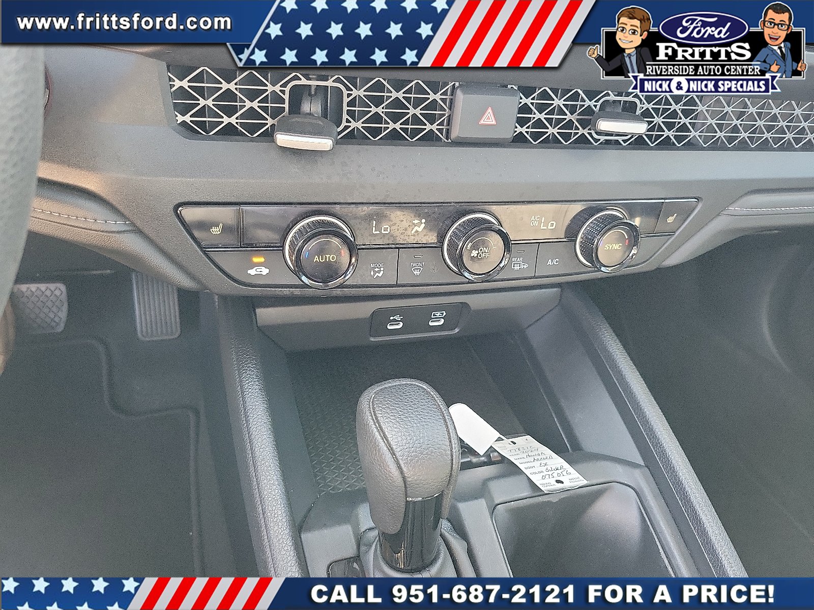 Certified Used 2024 Solar Silver Metallic Honda EX image 9