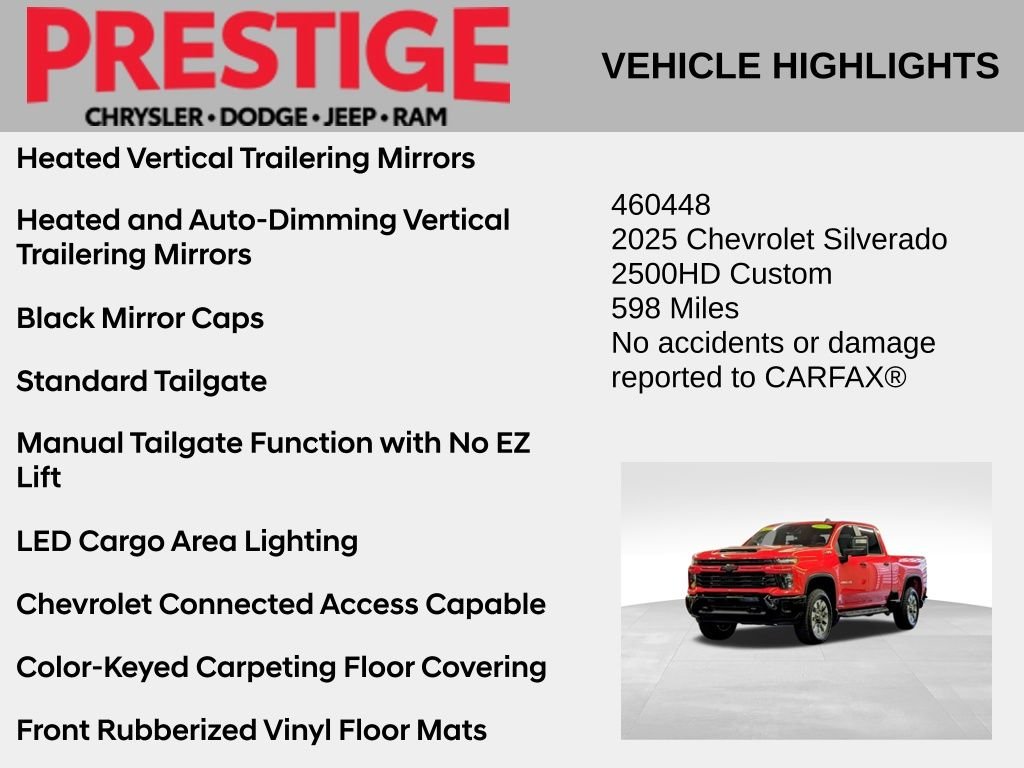 2025 Chevrolet Silverado 2500HD Custom - Photo 8