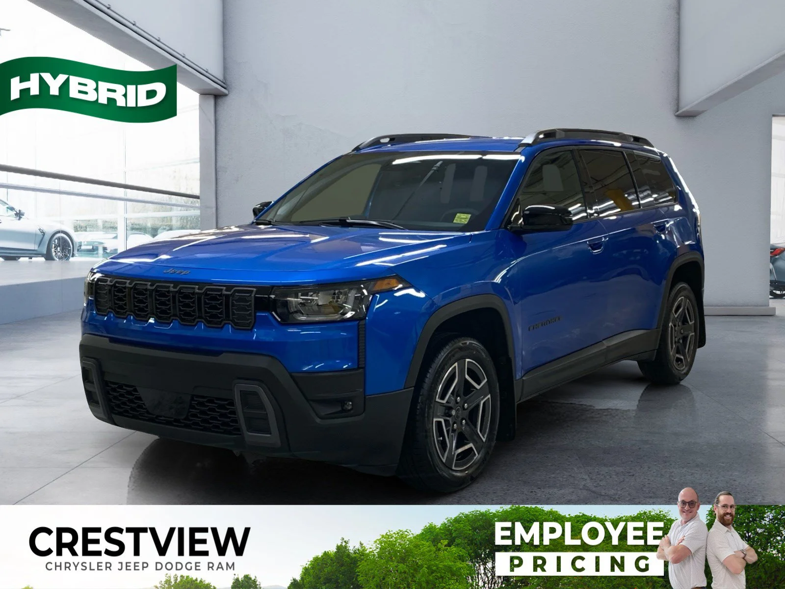 New 2026 Hydro Blue Pearl Jeep Laredo image 1