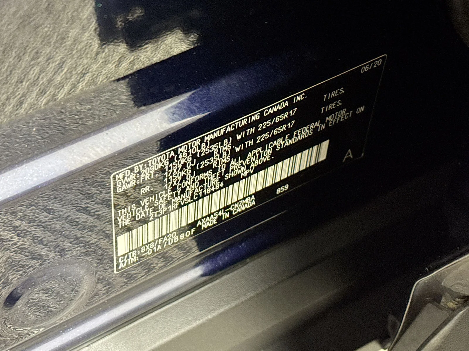 Used 2020 Blue Toyota XLE image 26
